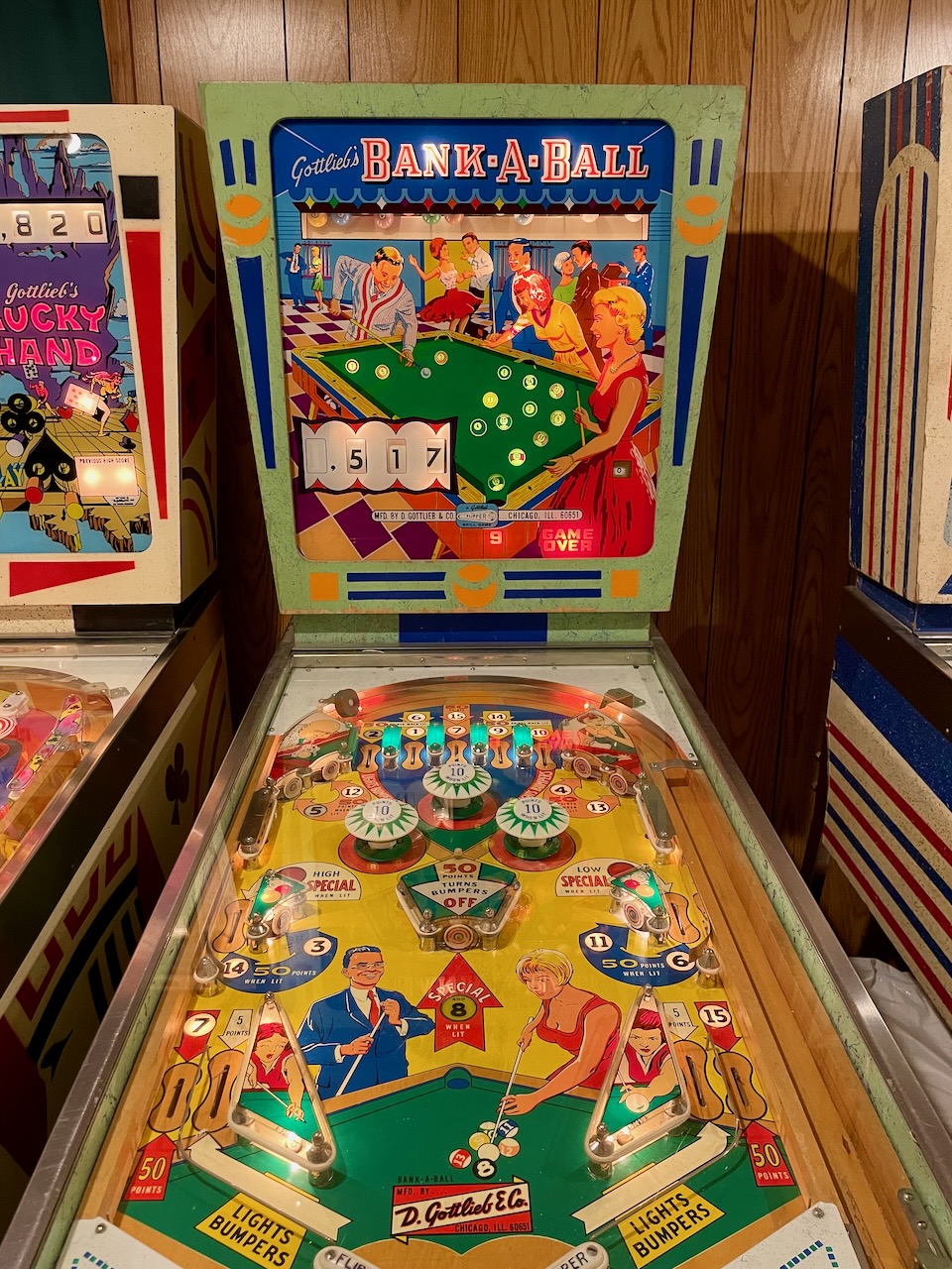 Gottlieb Bank-A-Ball Pinball Machine