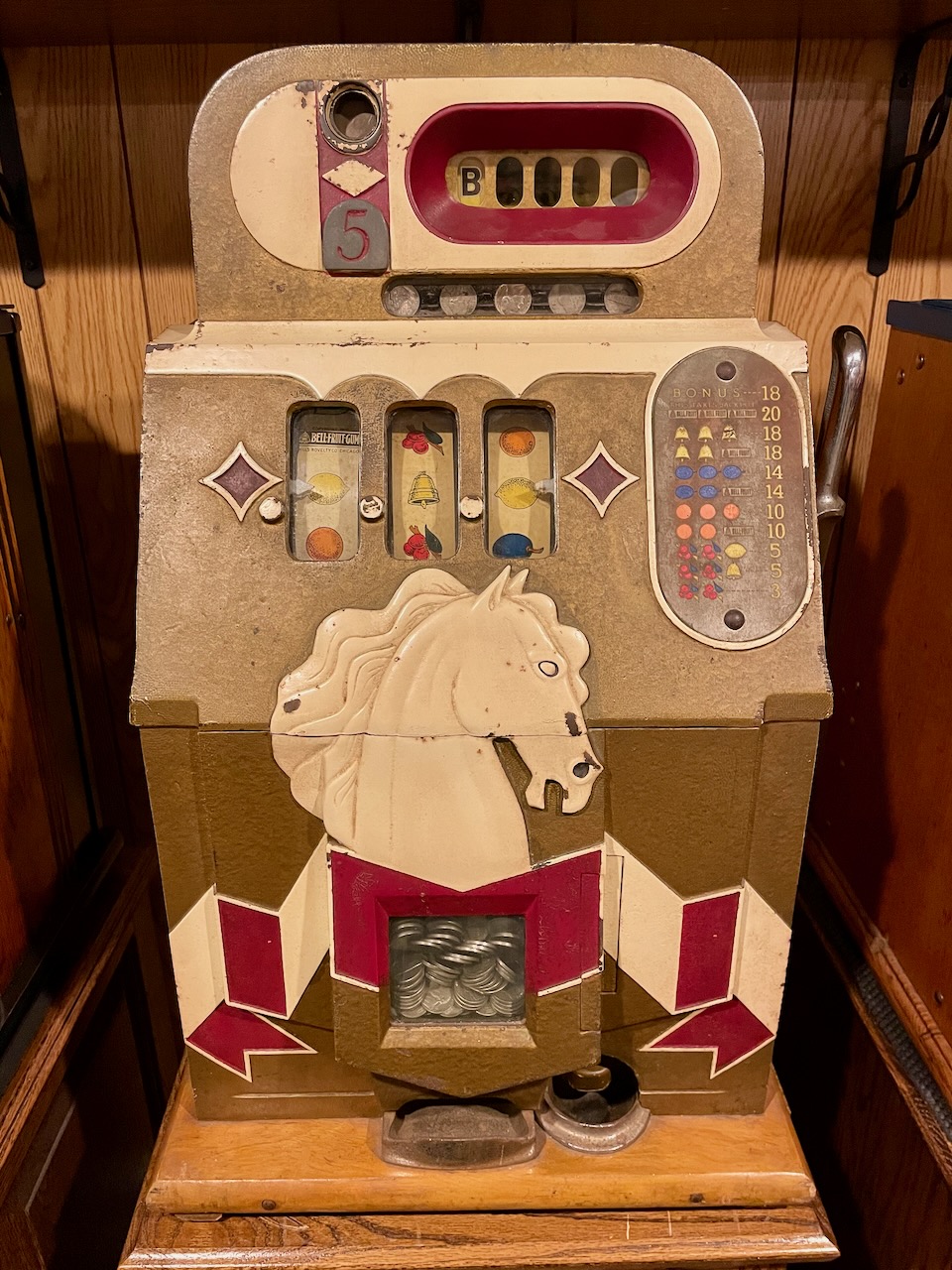 MILLS 5c HORSEHEAD BONUS
