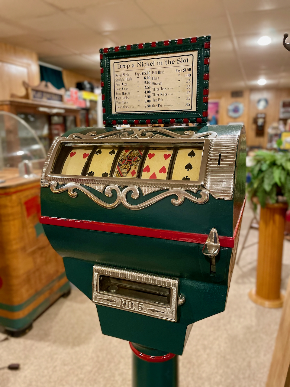 Antique Coin Operated Wondermatic Allwin Trade Stimulator Pinball Arcade  Machine