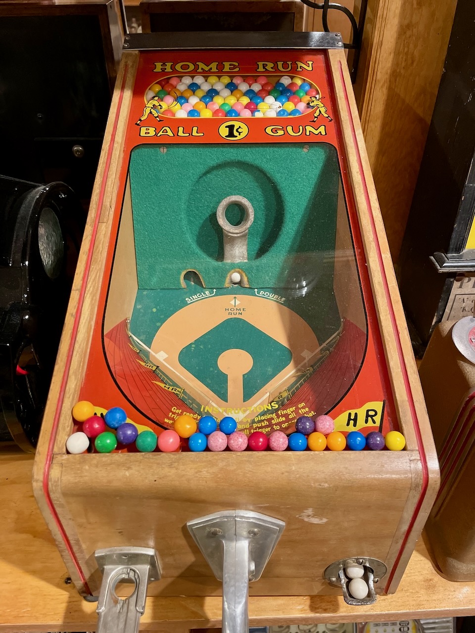 Antique Coin Operated Wondermatic Allwin Trade Stimulator Pinball Arcade  Machine